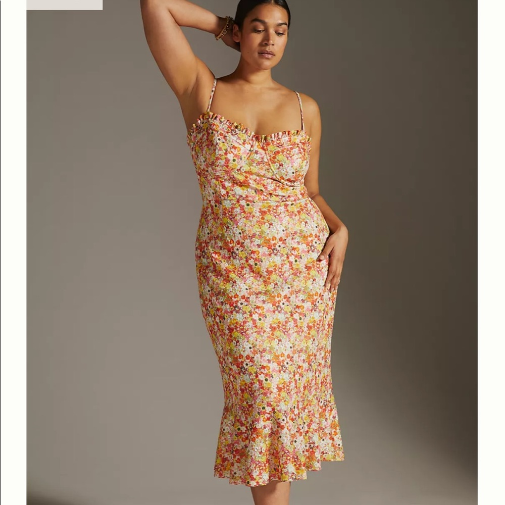 Hutch Sweetheart Midi Dress